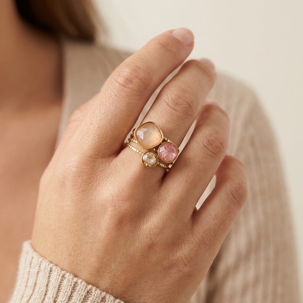 Swarovski Trio Ring