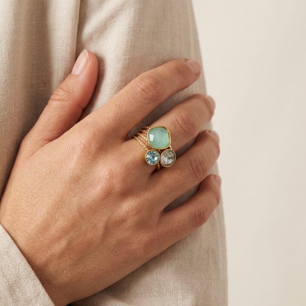Swarovski Trio Ring