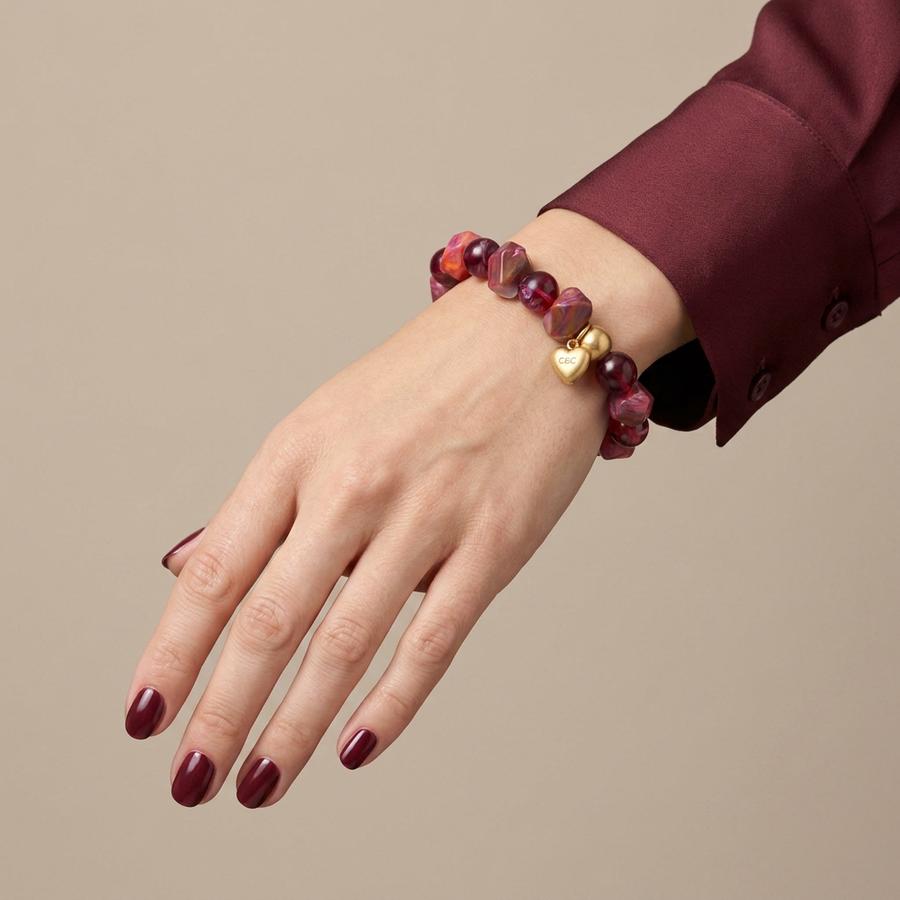 Heartbeat Stone Bracelet