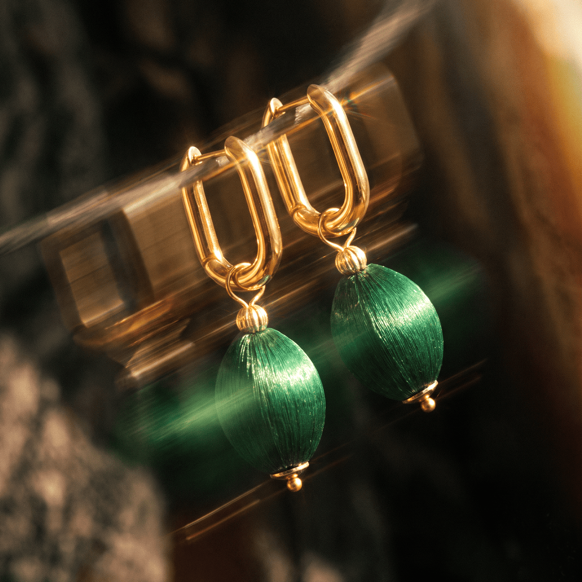 Satin Oval Drops