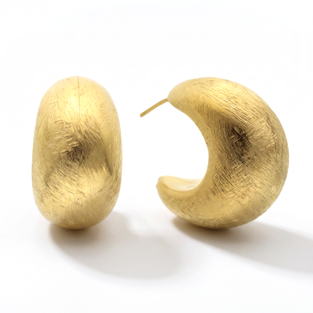 Matte Plain Earrings