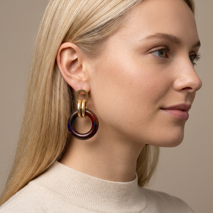 Chunky Hoop Earrings