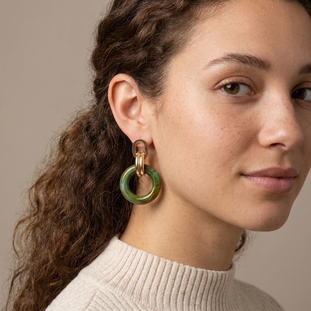 Chunky Hoop Earrings