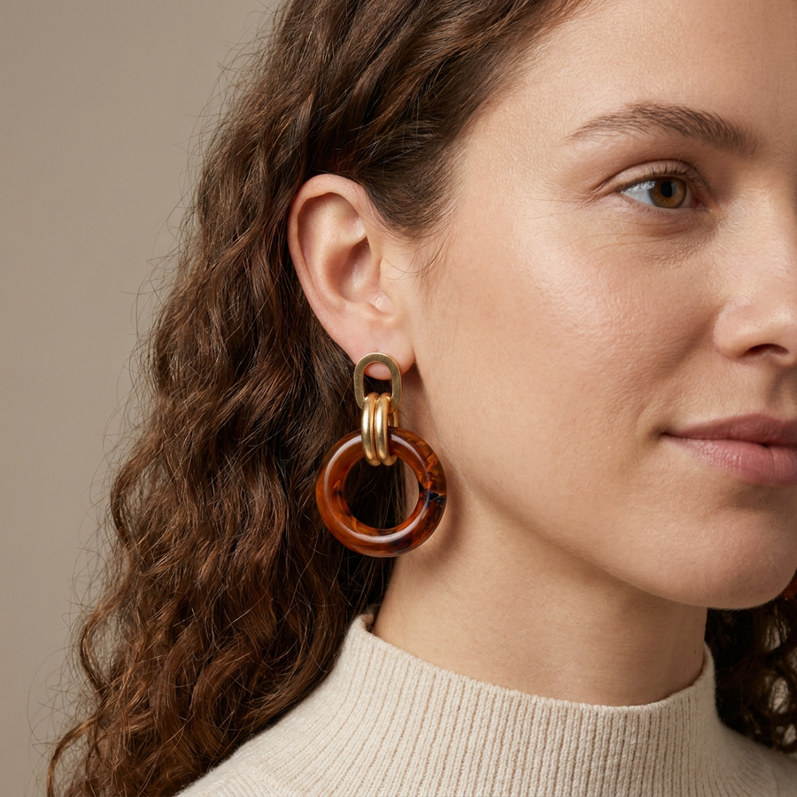 Chunky Hoop Earrings