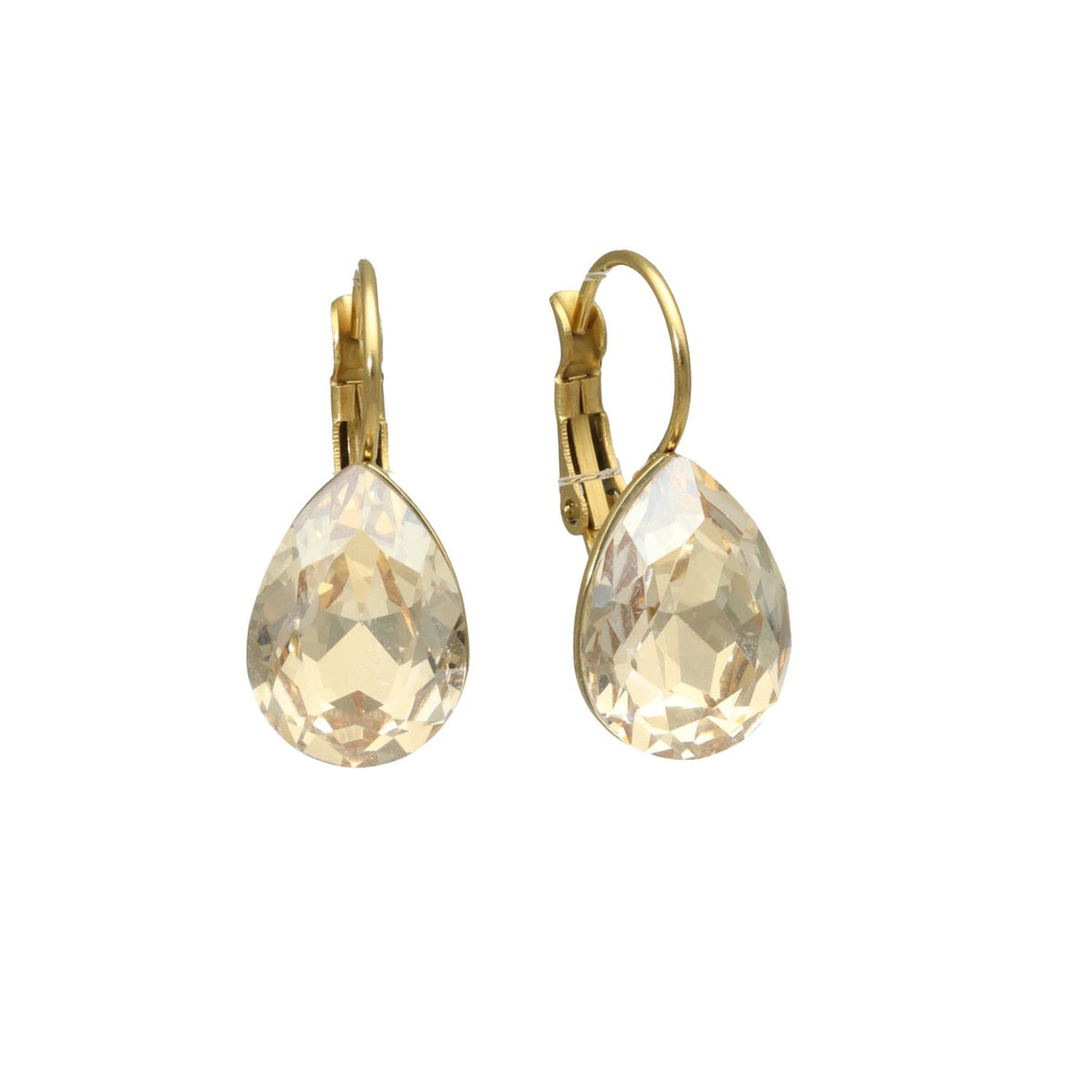 Swarovski Druppel Dormeuses Goud