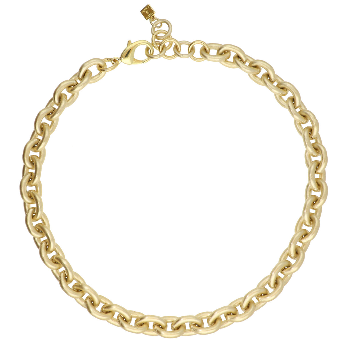 MATTE CHAIN OVAL