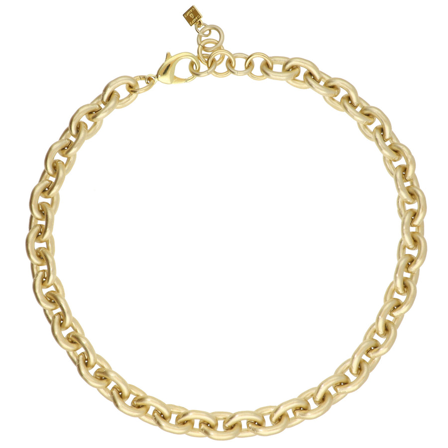 MATTE CHAIN OVAL