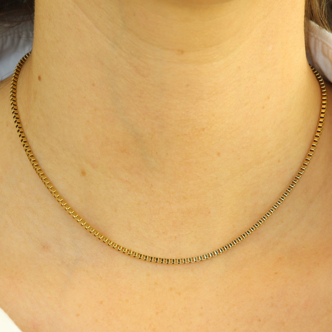 Golden Little Chain Necklace