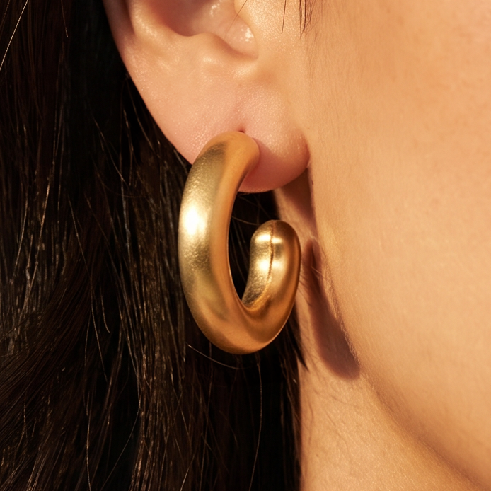 Matte Square Earrings