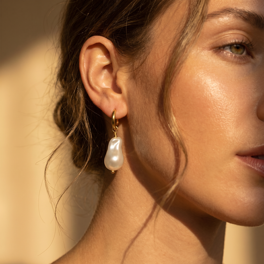 White Teardrop Pearl
