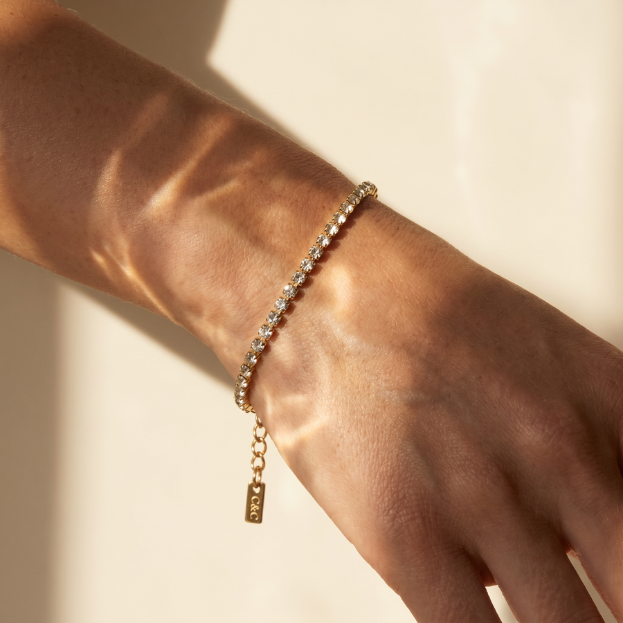 Shimmery Tennis Bracelet