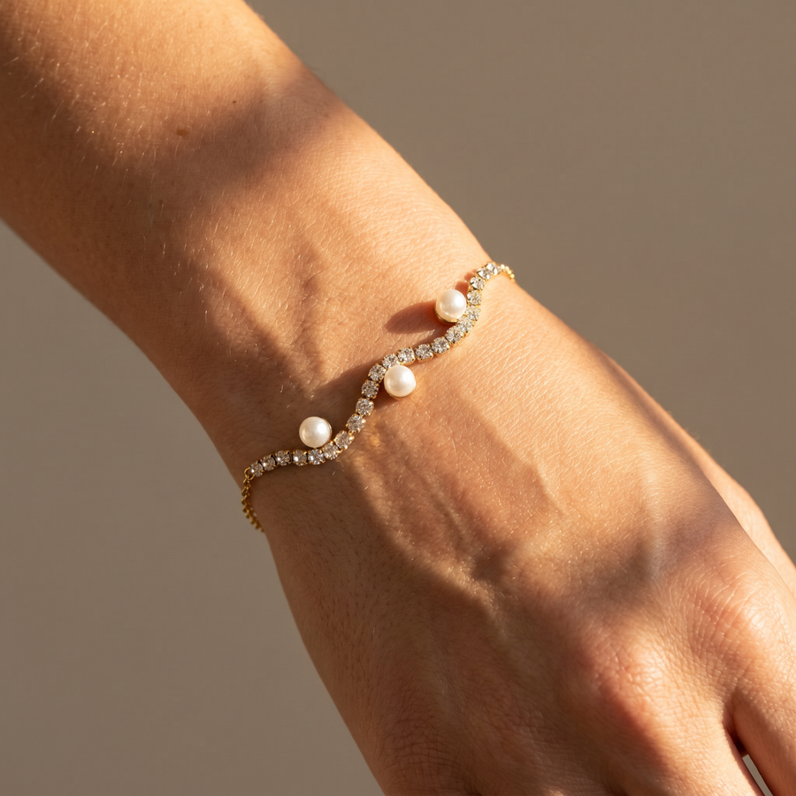 Pearl Tennis Bracelet