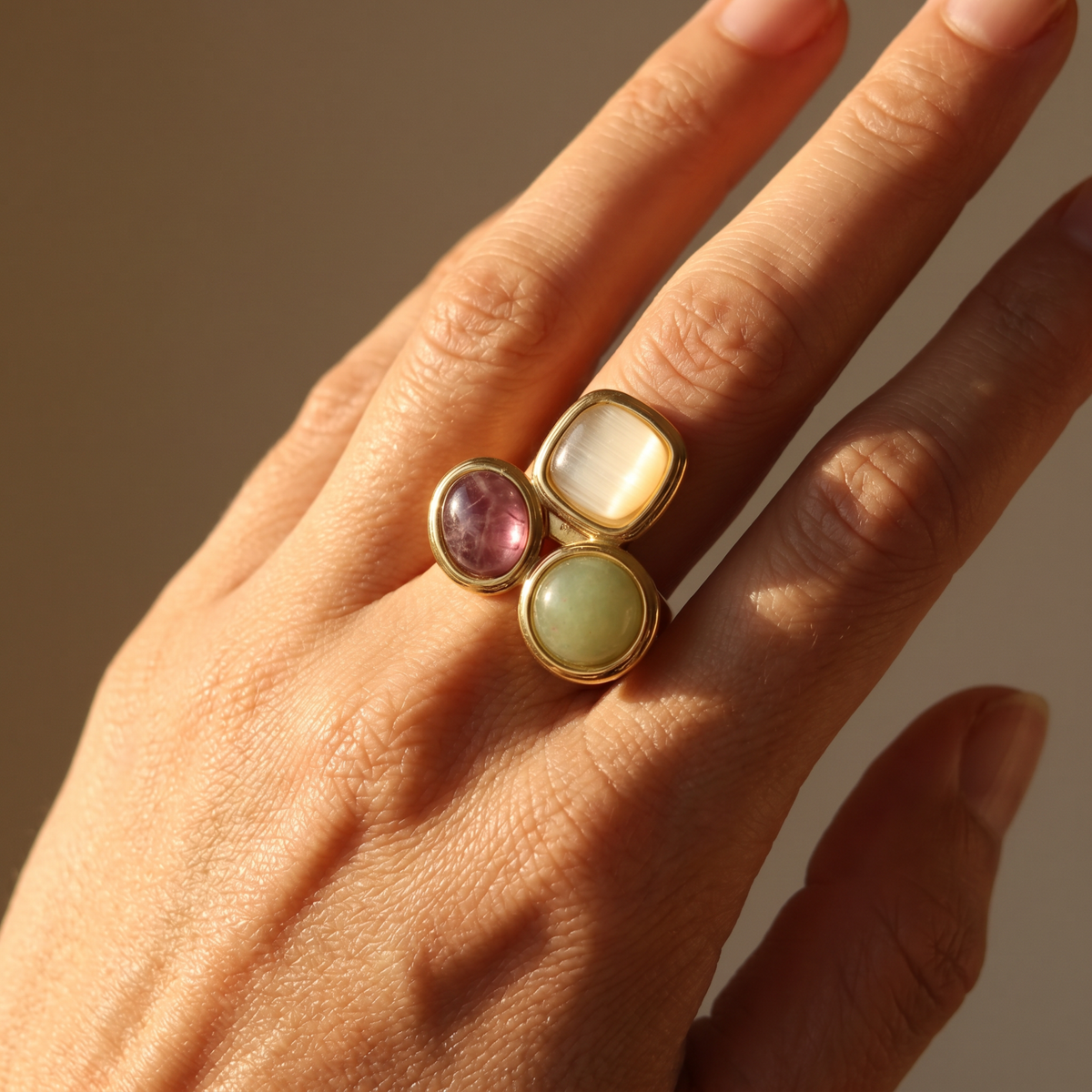Trinity Gem Ring