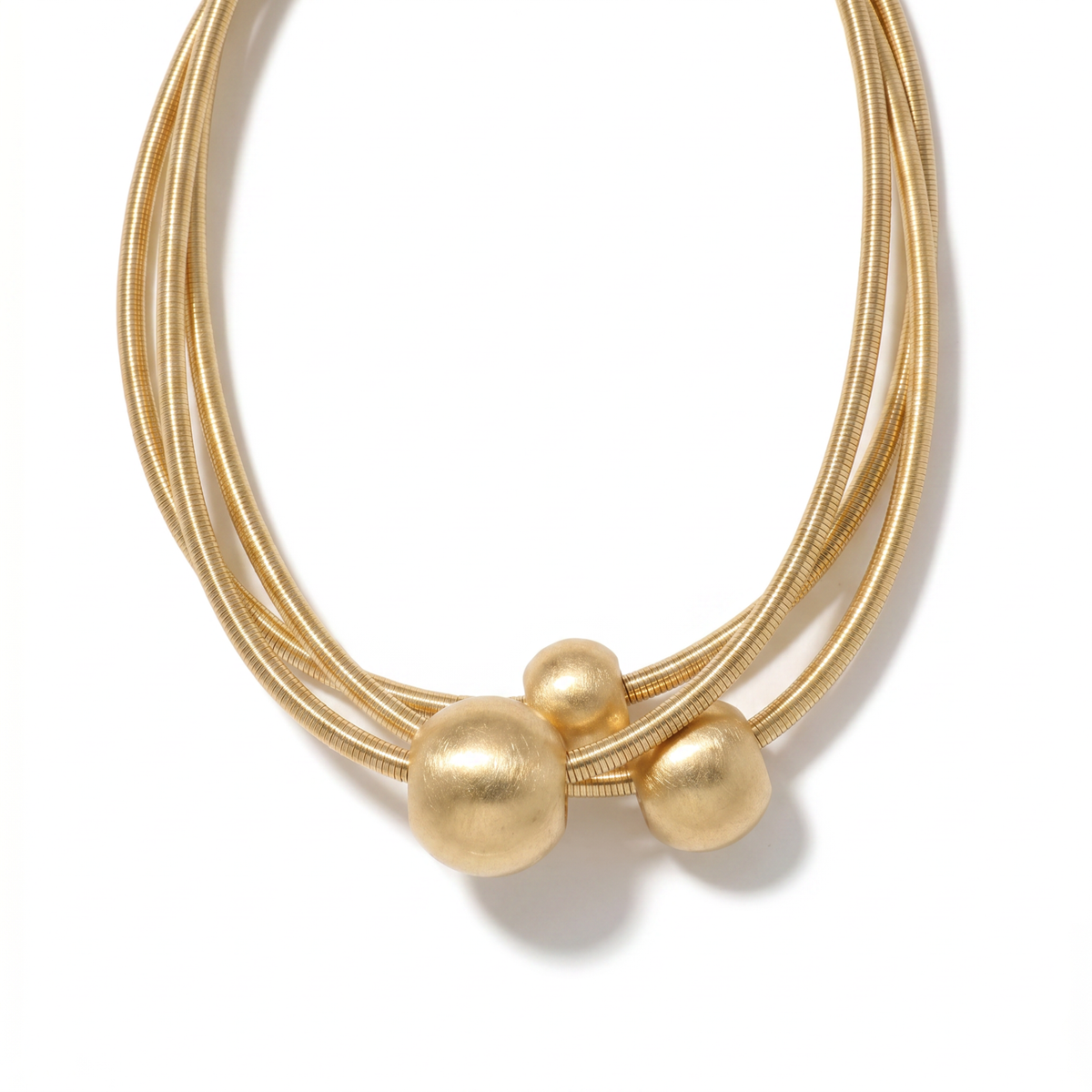 Matte Trinity Necklace