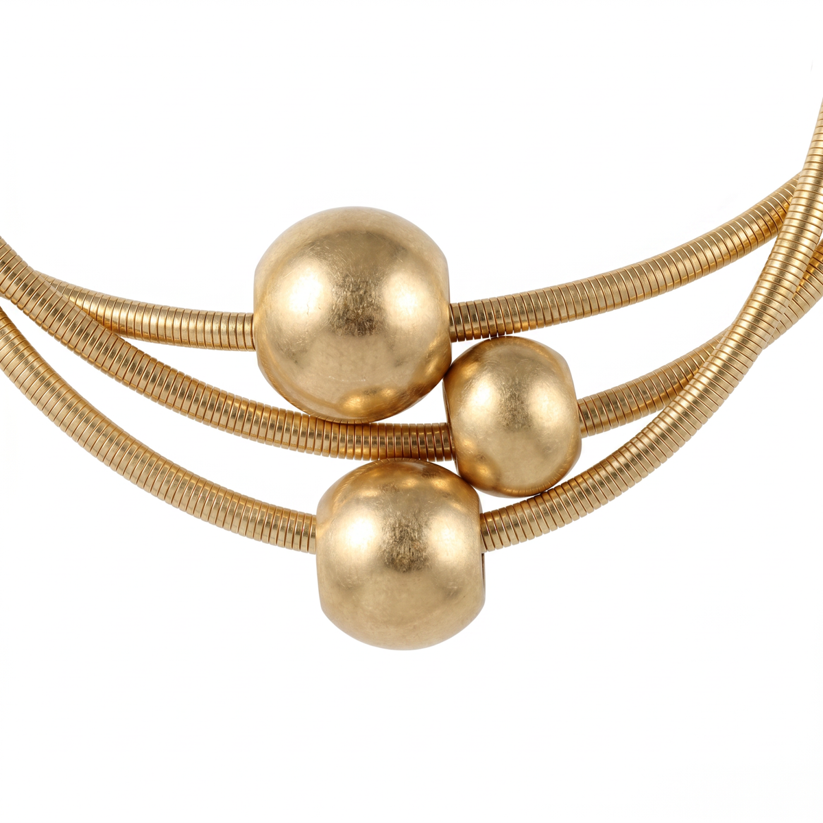 Matte Trinity Necklace
