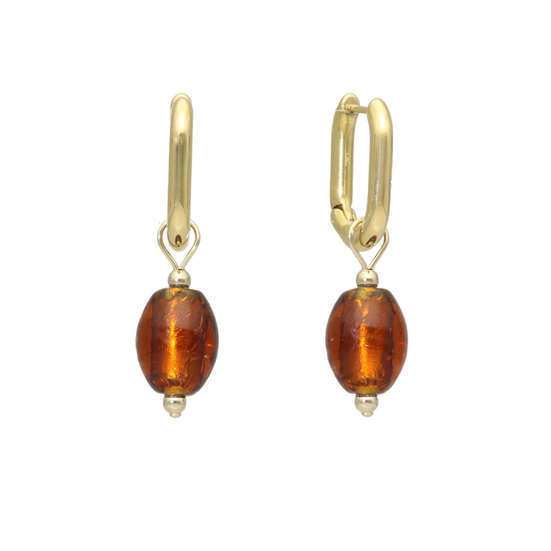 Glass Bead Hoops