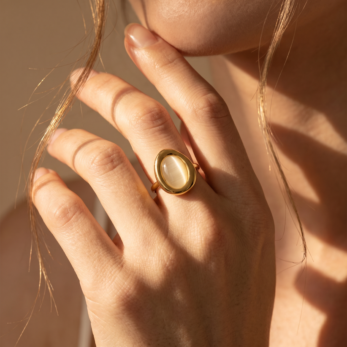 Ivory Eye Ring