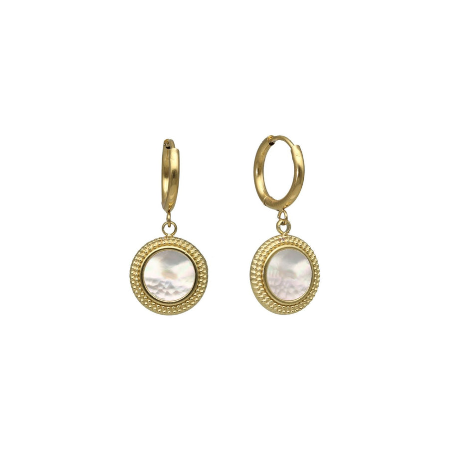 Dangling Mother of Pearl Earrings