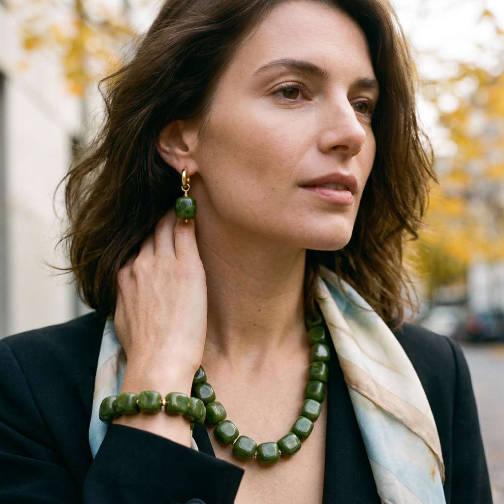 The Marble Set - Green