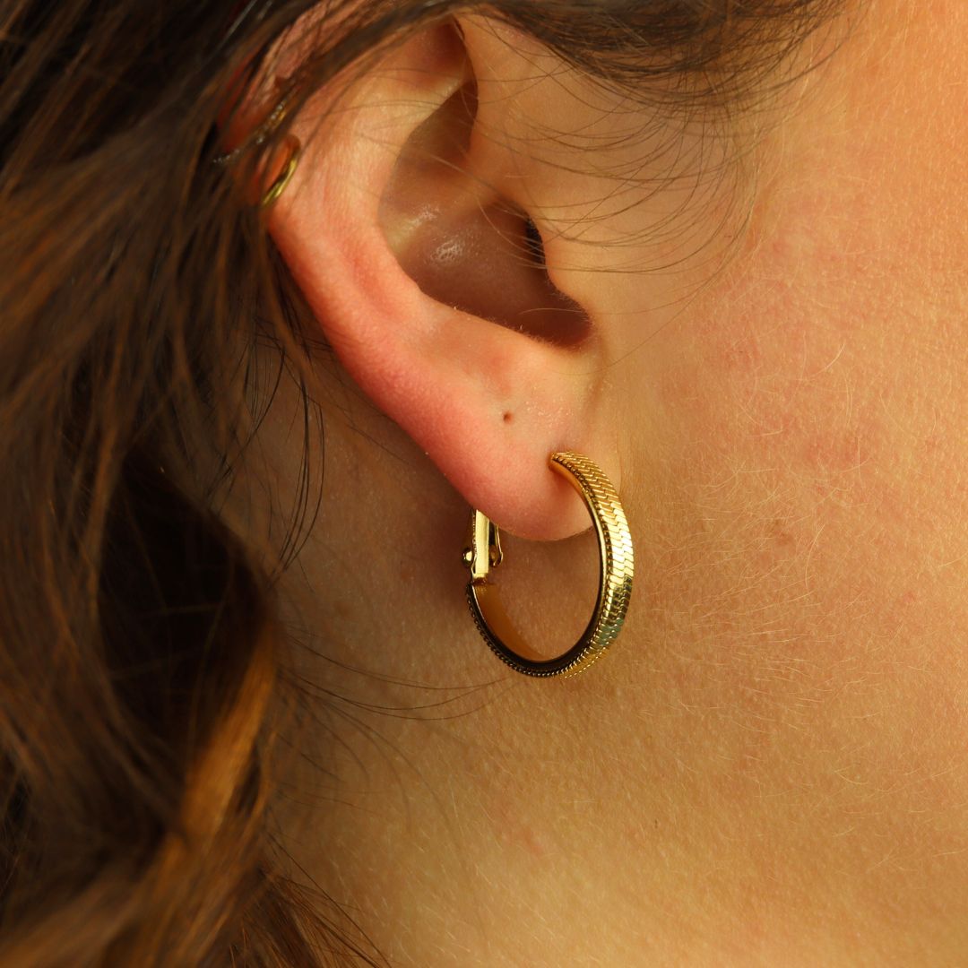 Small Relief Earrings