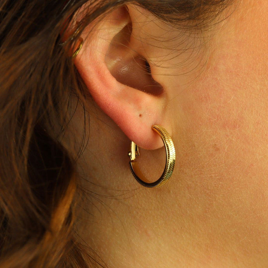 Small Relief Earrings