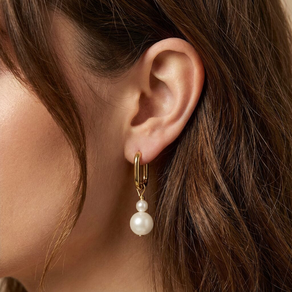 Glass Bead Hoops