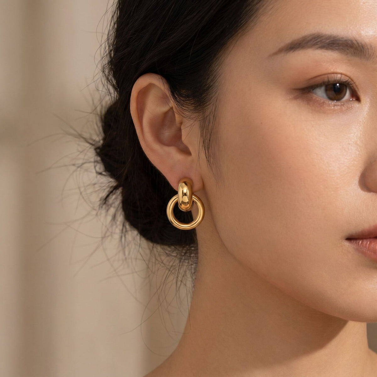 Single Hoop Earrings