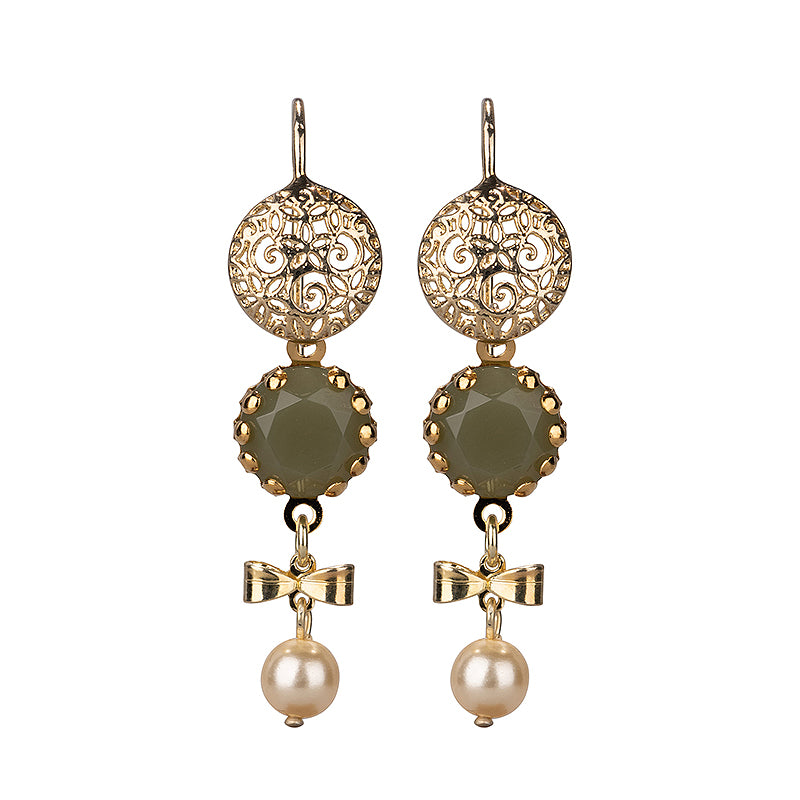 Filigrain Cameo Earrings Modern