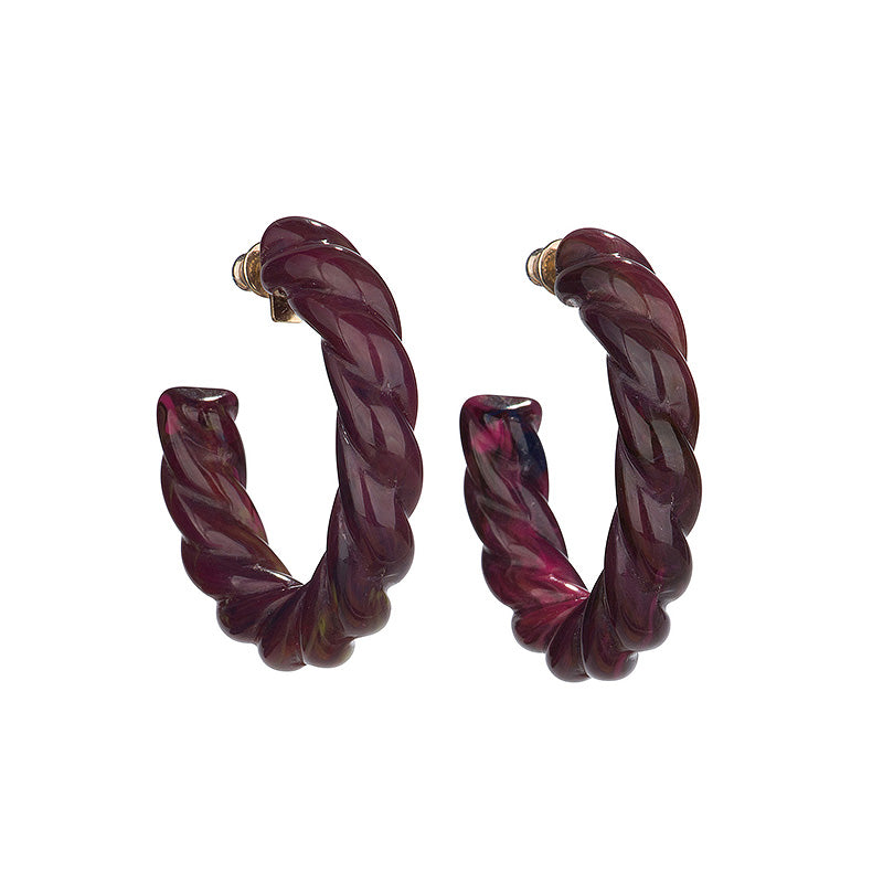 Twisted Earrings Winter