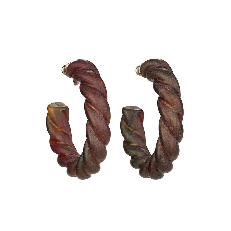 Twisted Earrings Winter