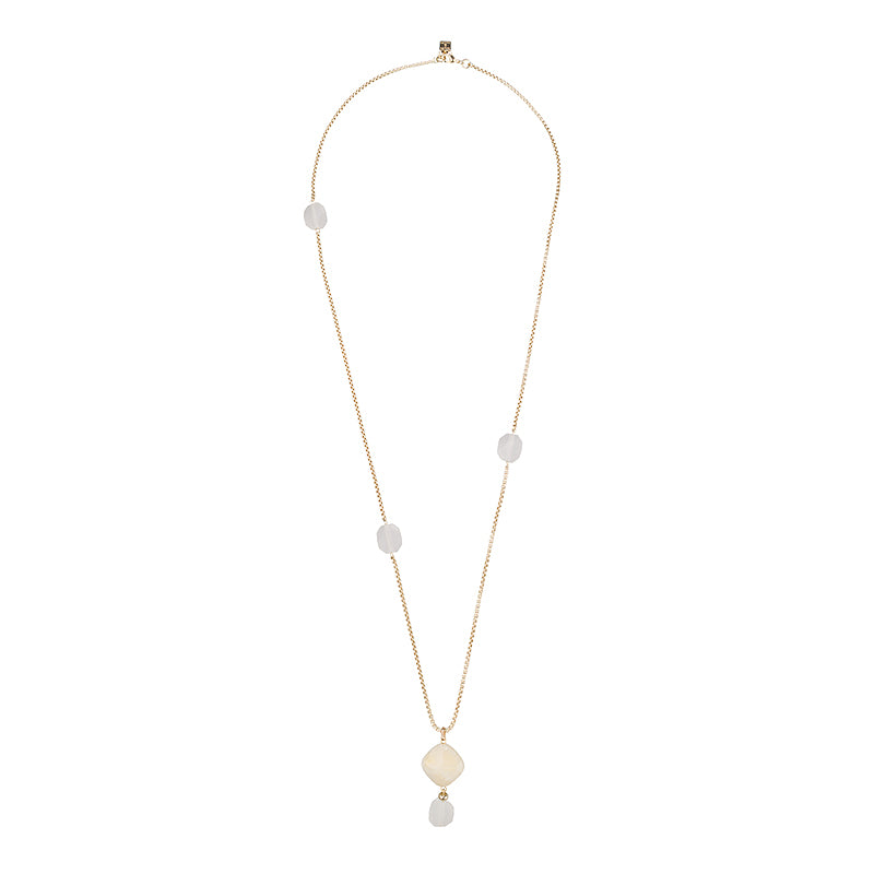 Pebble island necklace
