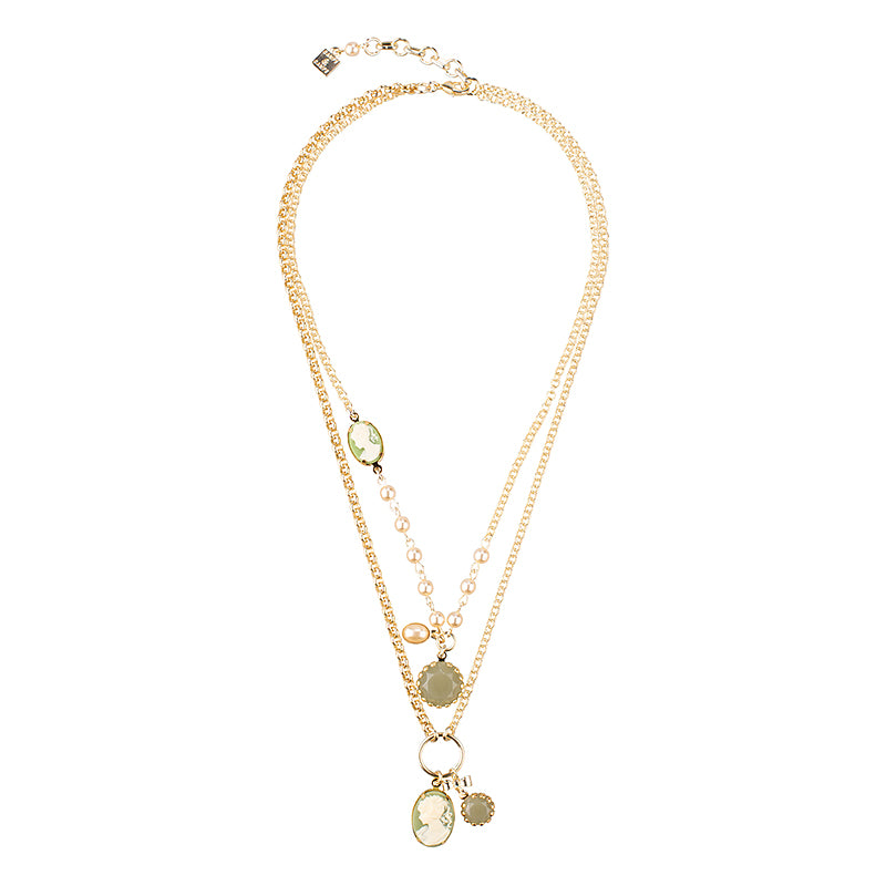 Cameo souvenir necklace