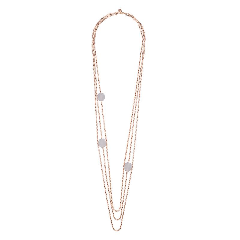 Little pebble layered necklace