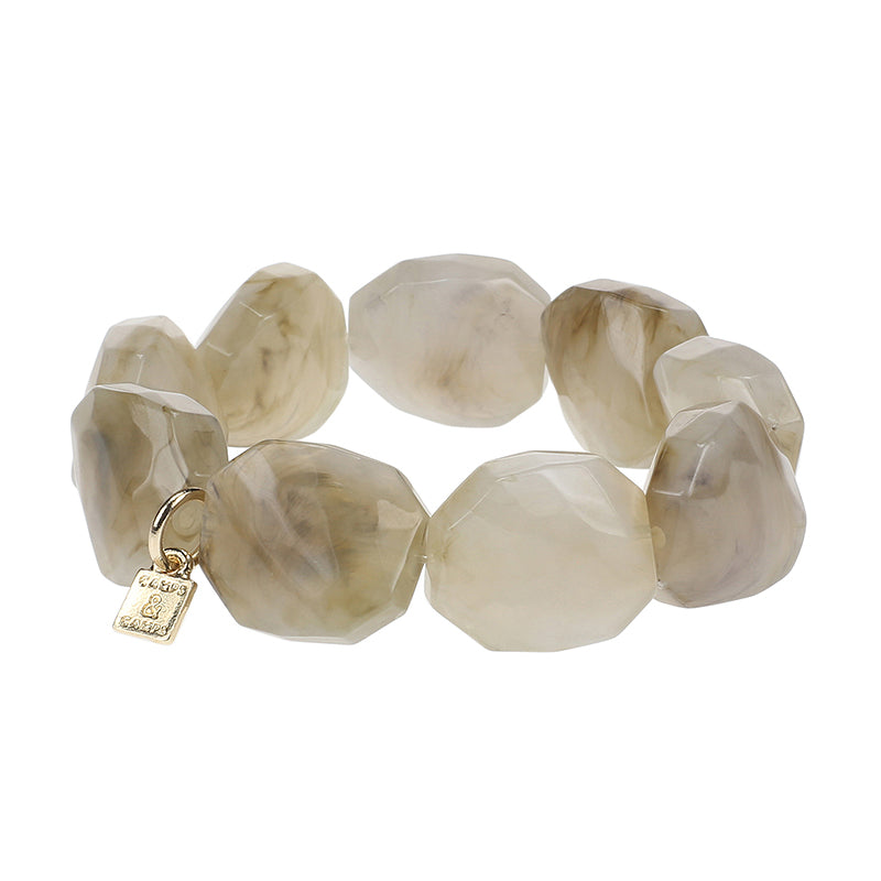 Facetted Stone Bracelet