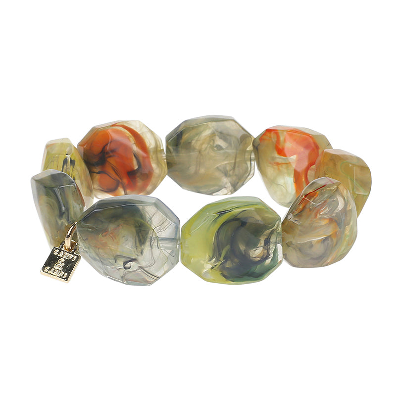 Facetted Stone Bracelet