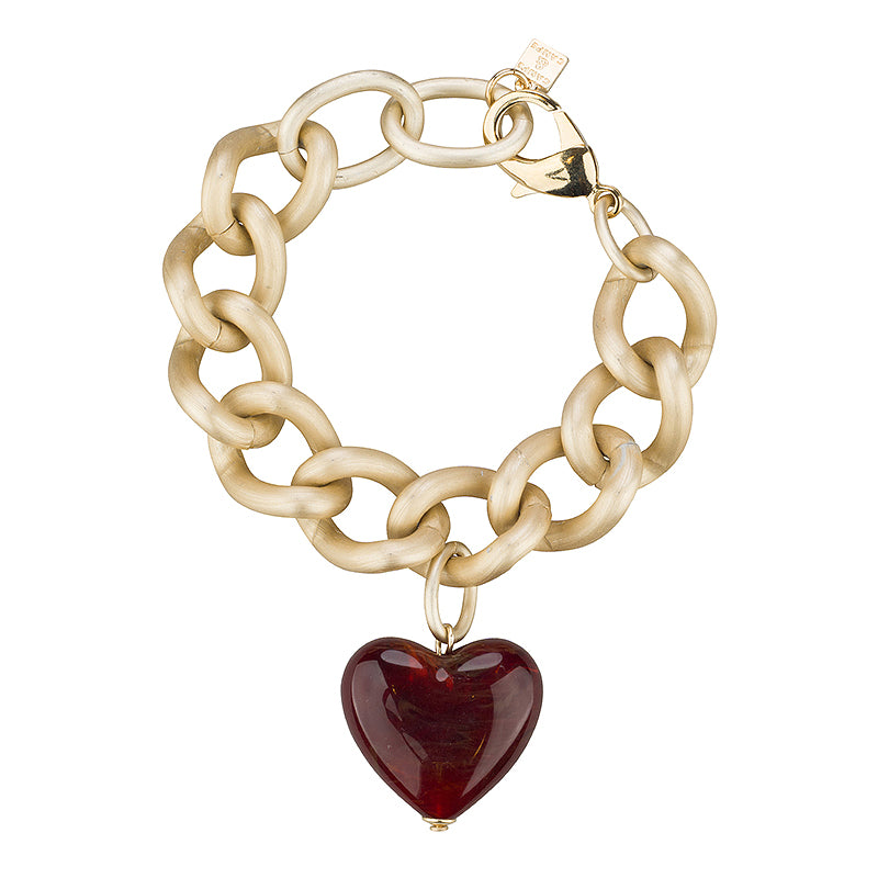 funky heart bracelet