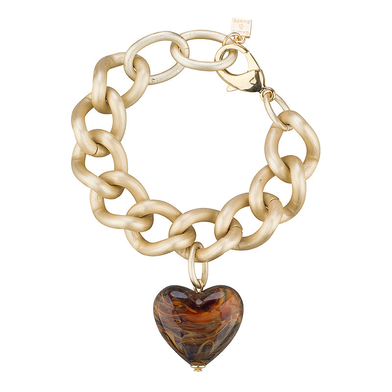 funky heart bracelet