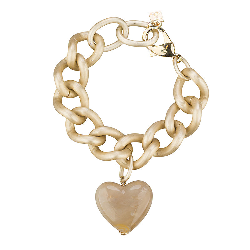 funky heart bracelet