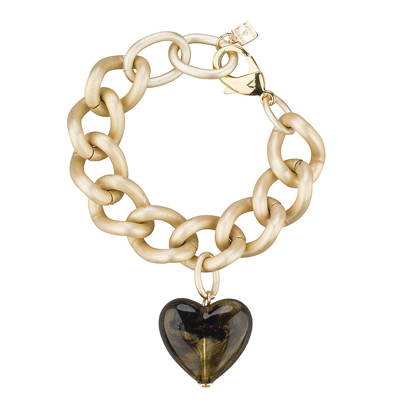 funky heart bracelet