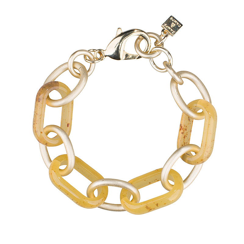 The oval multi chain bracelet