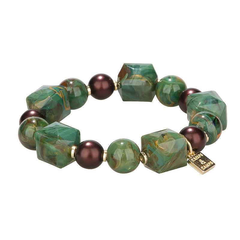 marbled marble bracelet
