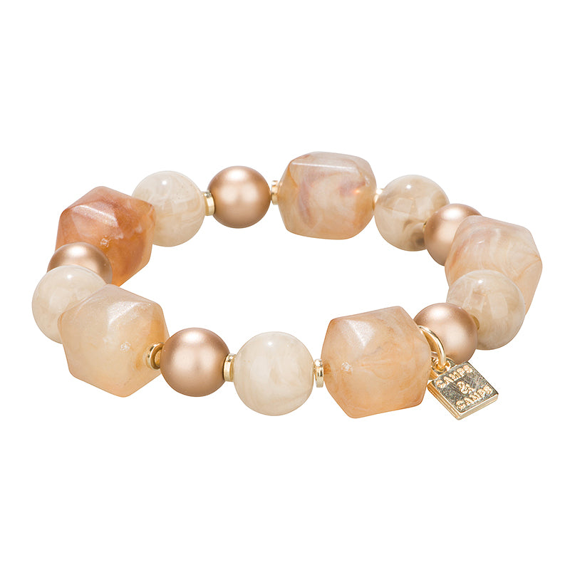 marbled marble bracelet