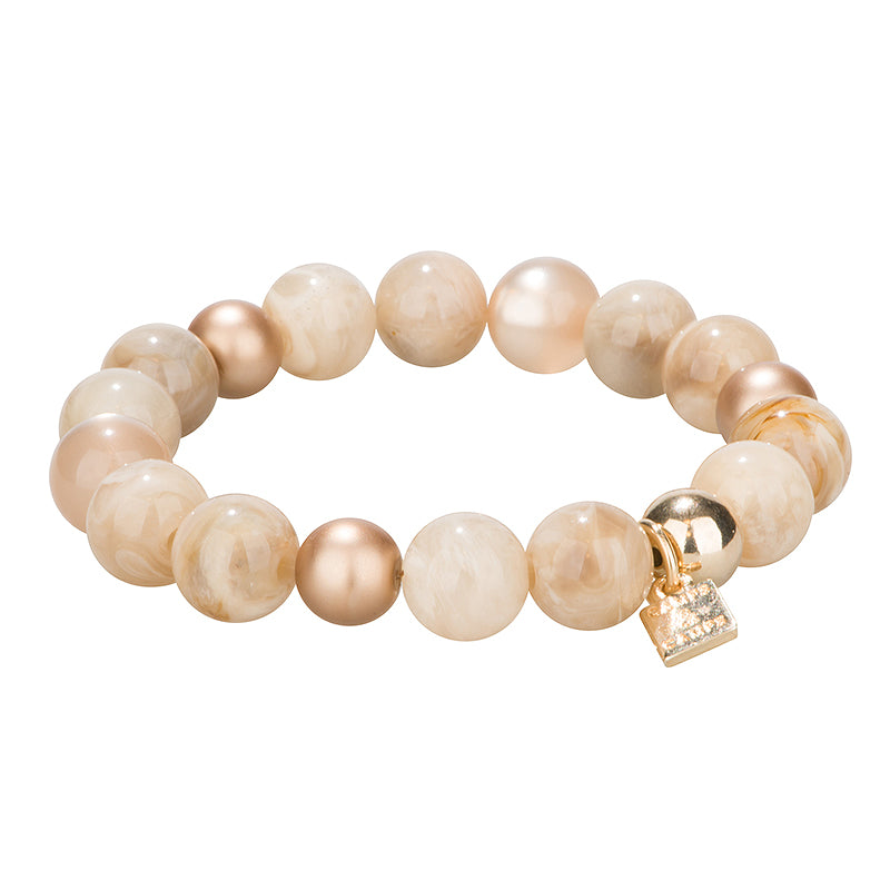 pearly marble bracelet