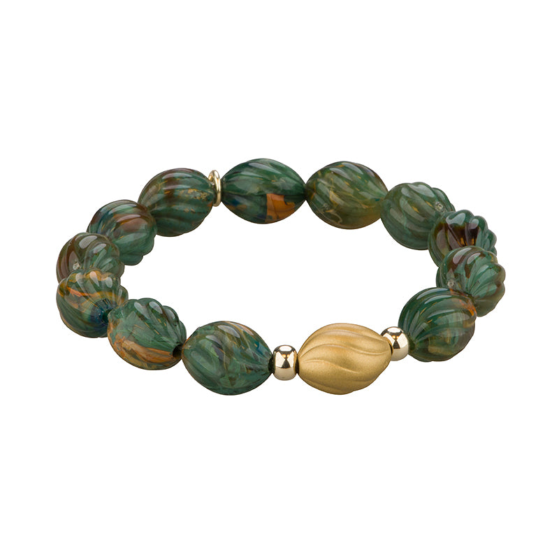 twirly beaded bracelet