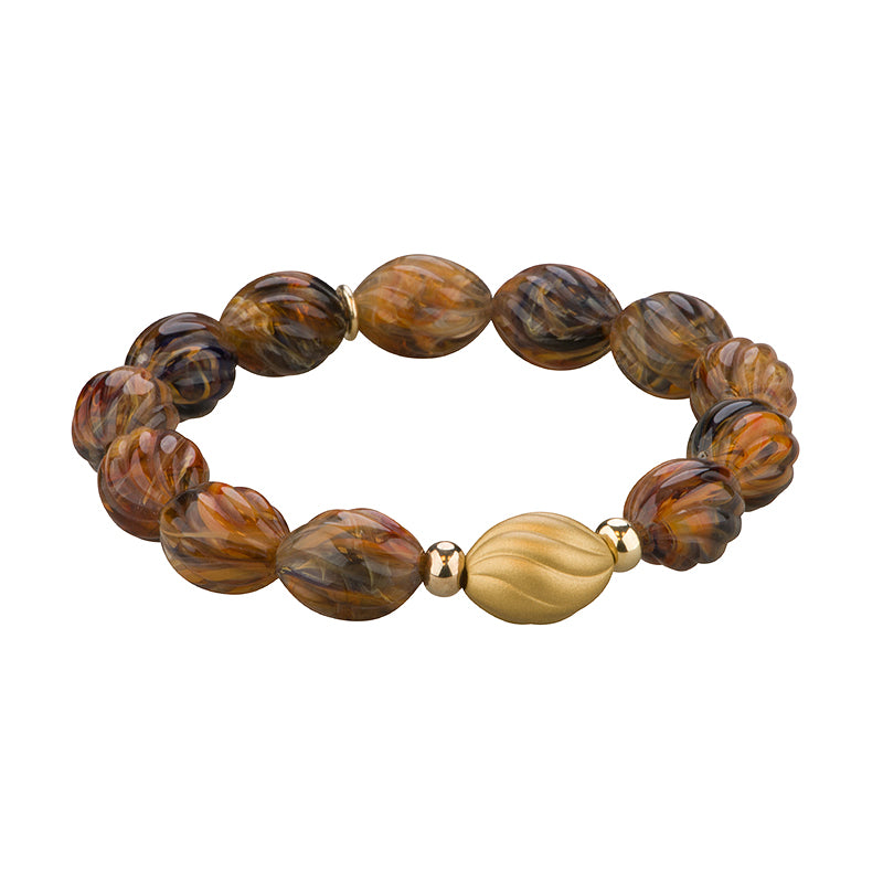 twirly beaded bracelet