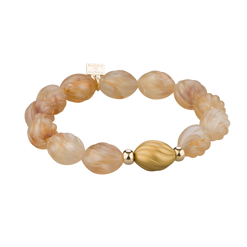 twirly beaded bracelet