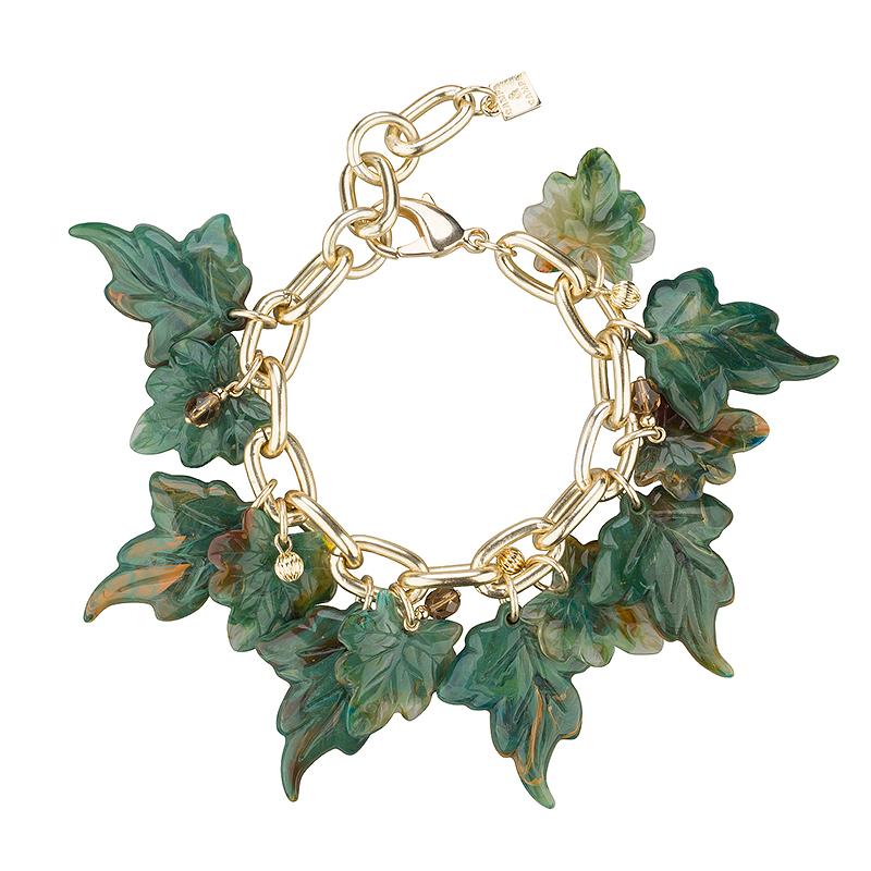Fluttering leaves bracelet