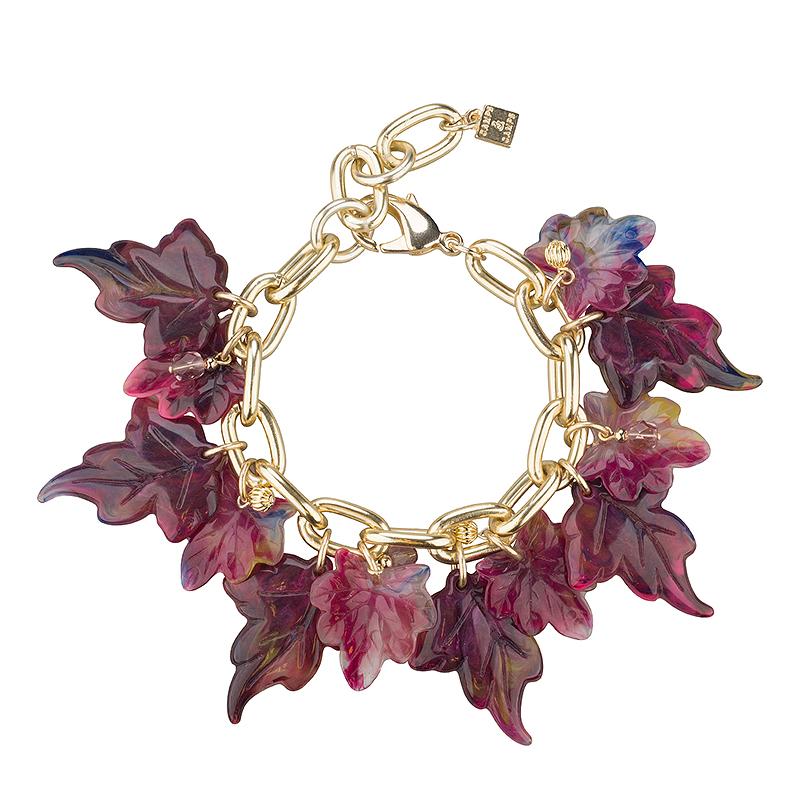 Fluttering leaves bracelet