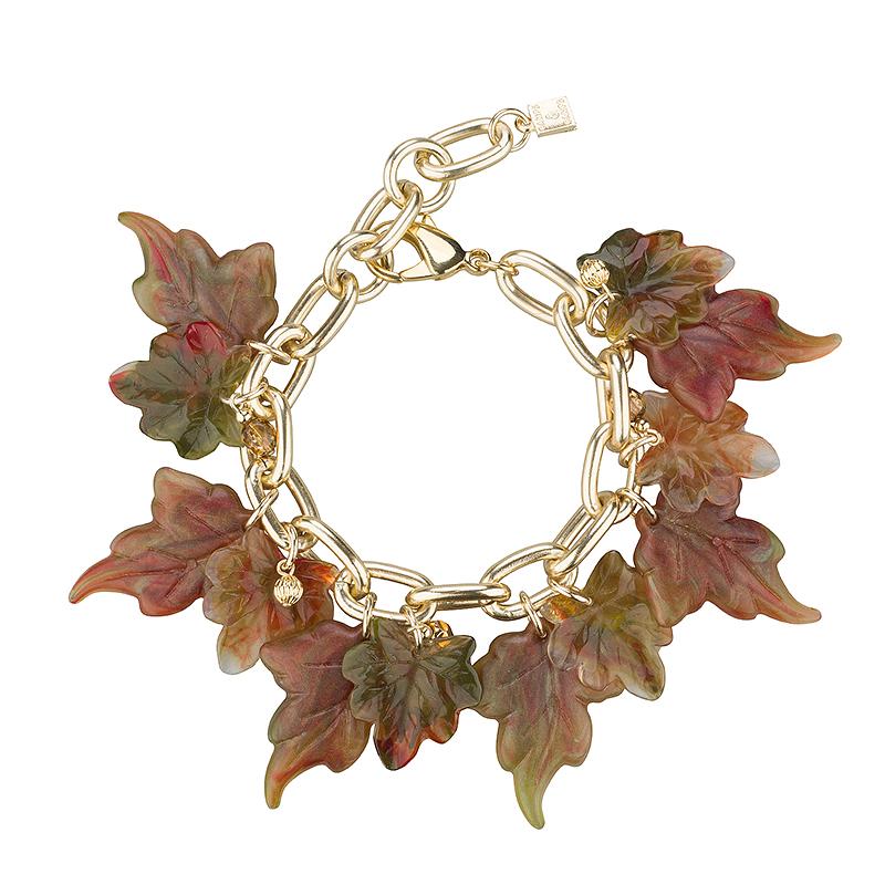 Fluttering leaves bracelet