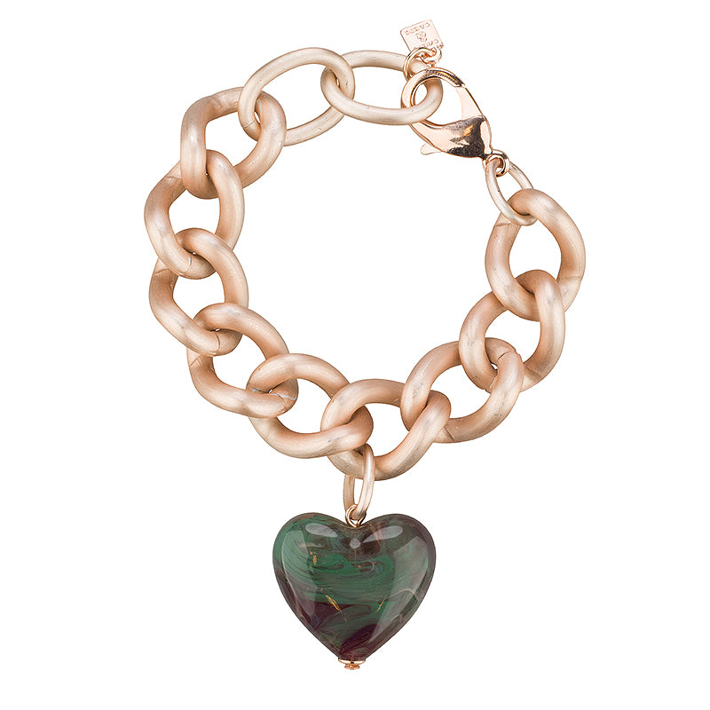 funky heart bracelet